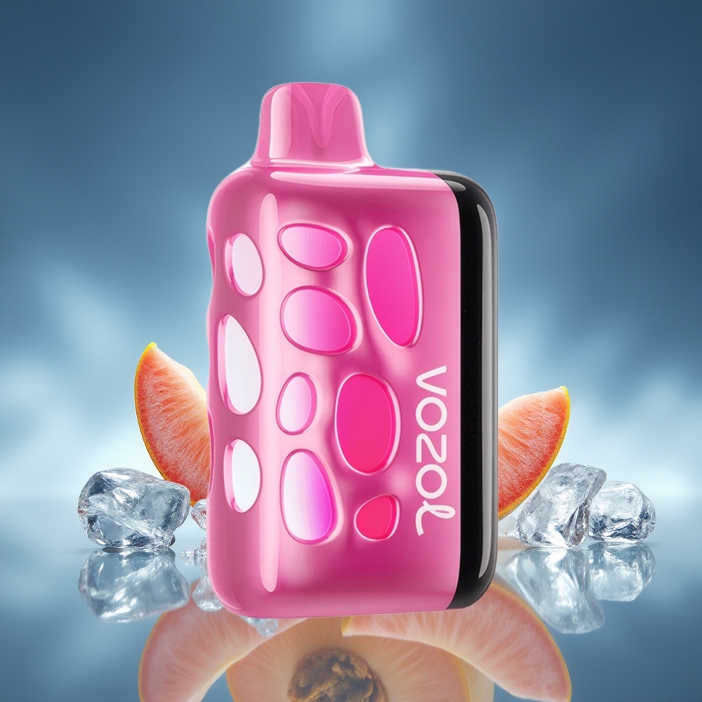 VOZOL RAVE 40000 Melocotón Hielo Eclipse Vaping Animation 270 Grados Diseño Vibrante