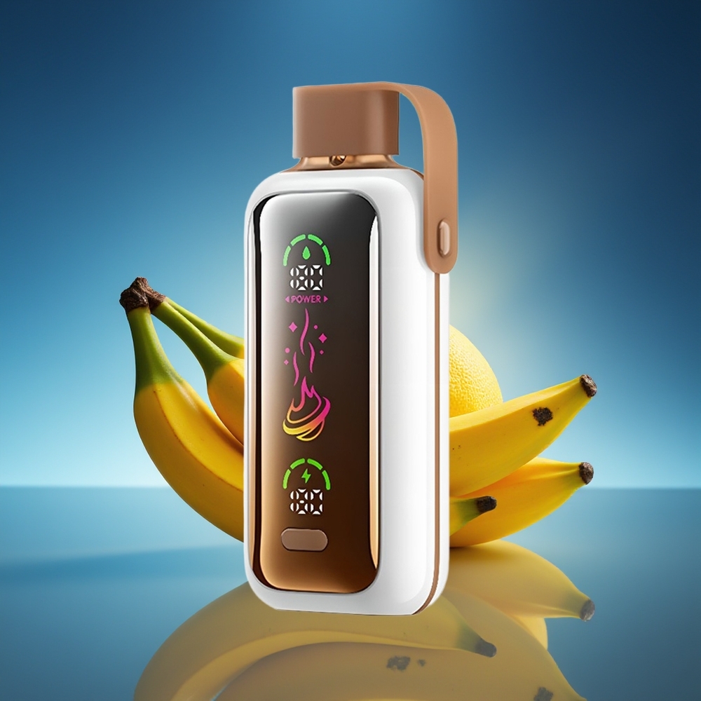 VOZOL STAR 20000 Puffs Vape Dragón Frutilla-Plátano Pantalla HD 2.2'' Doble Malla