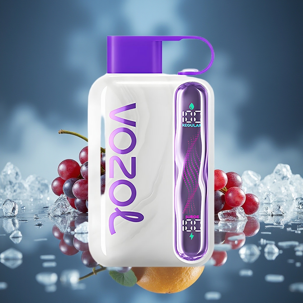VOZOL STAR 40000 Puffs Vape Desechable Hielo Uva 1000mAh Tipo-C