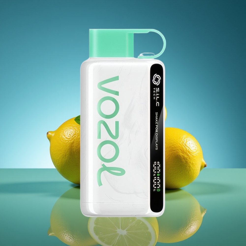 VOZOL STAR 9000/12000 Puff Vape Limón Menta Carga Rápida 30% Reciclado