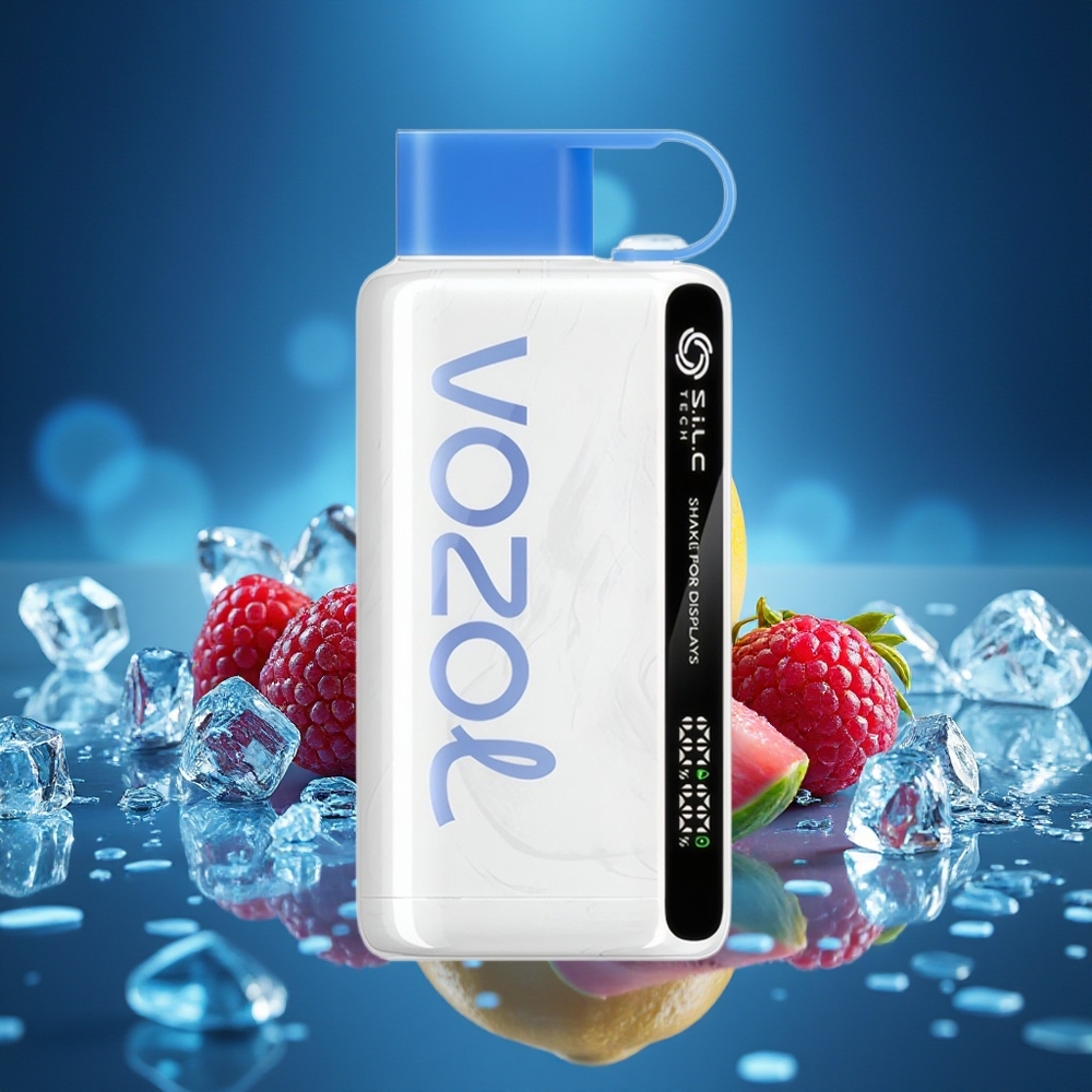 VOZOL STAR 9000/12000 Puffs Vape Blue Razz Ice Carga Rápida 30% + 650mAh Batería