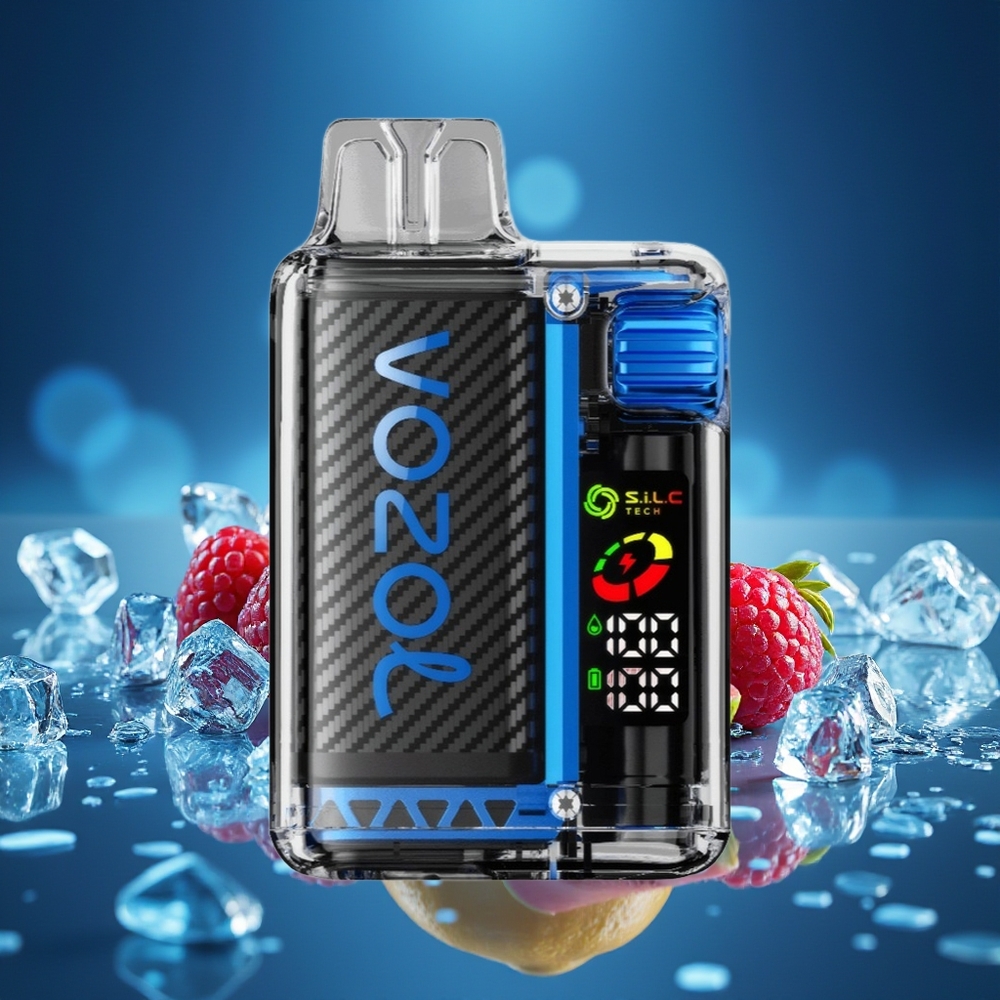VOZOL Vista 20000 Caladas Vape Azul Frambuesa Hielo con Pantalla OLED y 6 Niveles de Ajuste