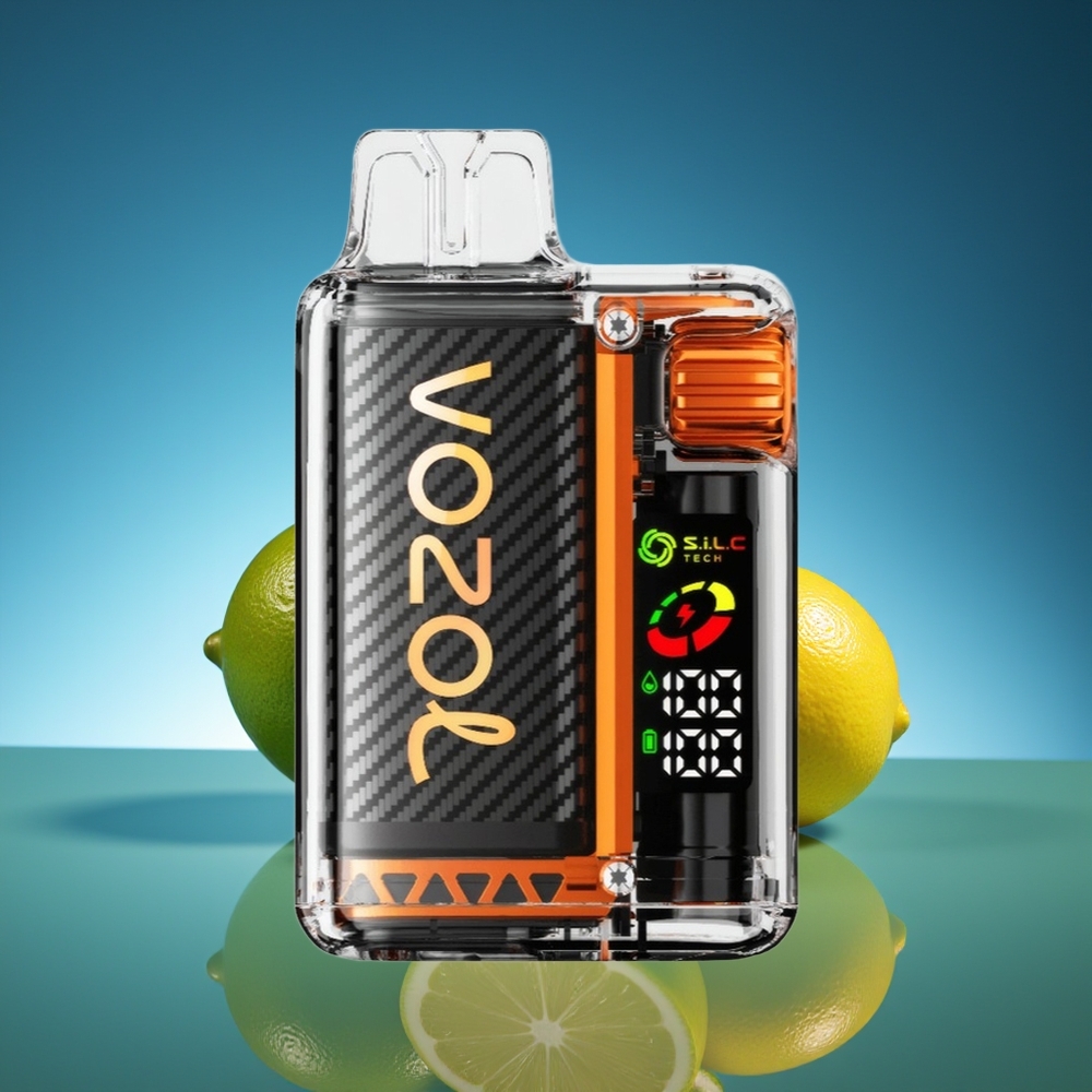 VOZOL Vista 20000 Caladas Vape Desechable Limón Lima Batería Recargable Pantalla OLED