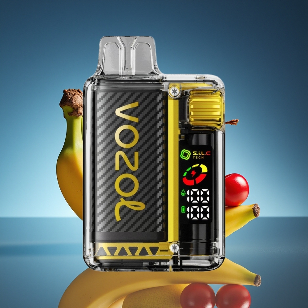 VOZOL Vista 20000 Pitadas Recargable Dragón Fruta Plátano Cereza OLED Pantalla Dual Malla