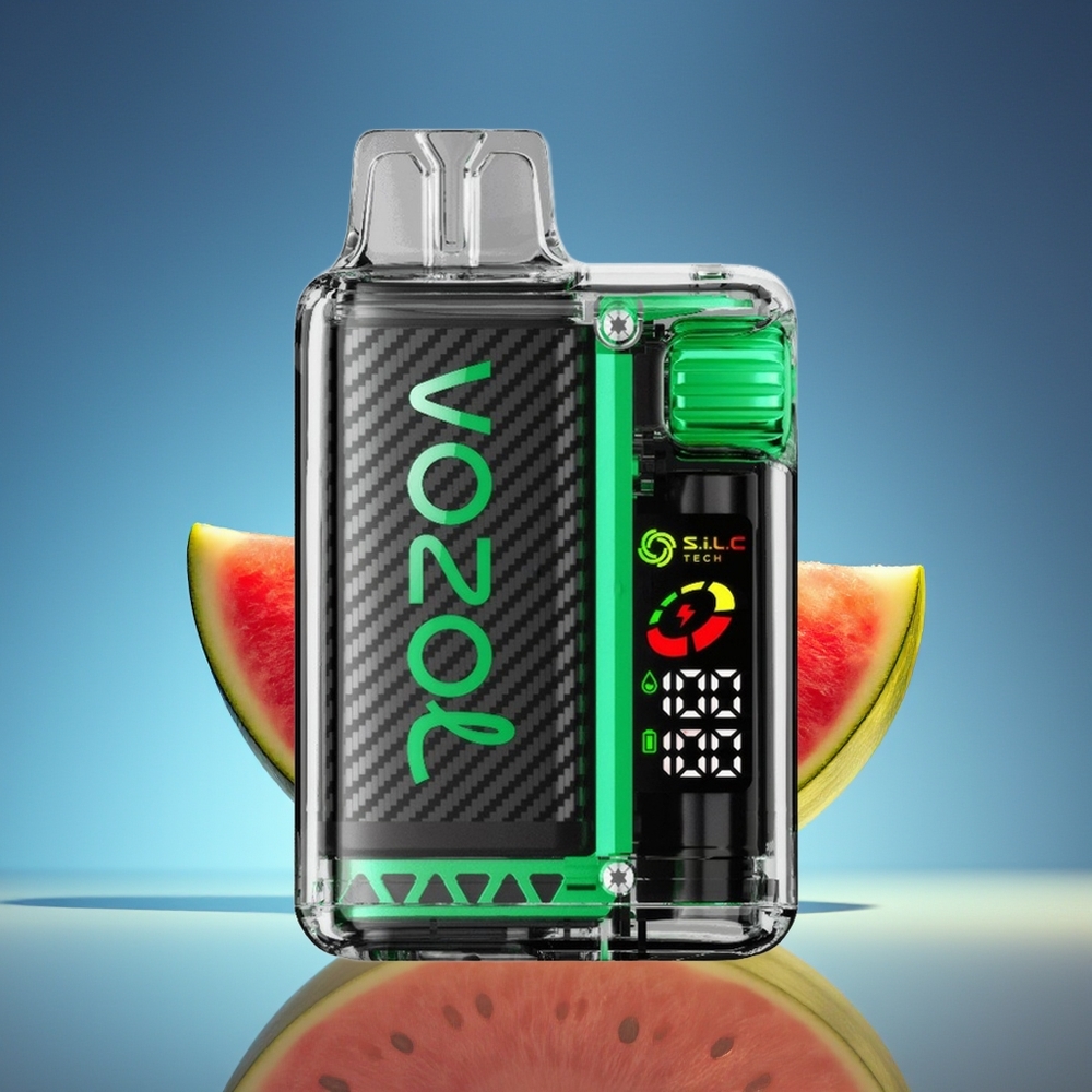 VOZOL Vista 20000 Puffs Vape Chicle de Sandía Burbuja Pantalla OLED Batería Recargable