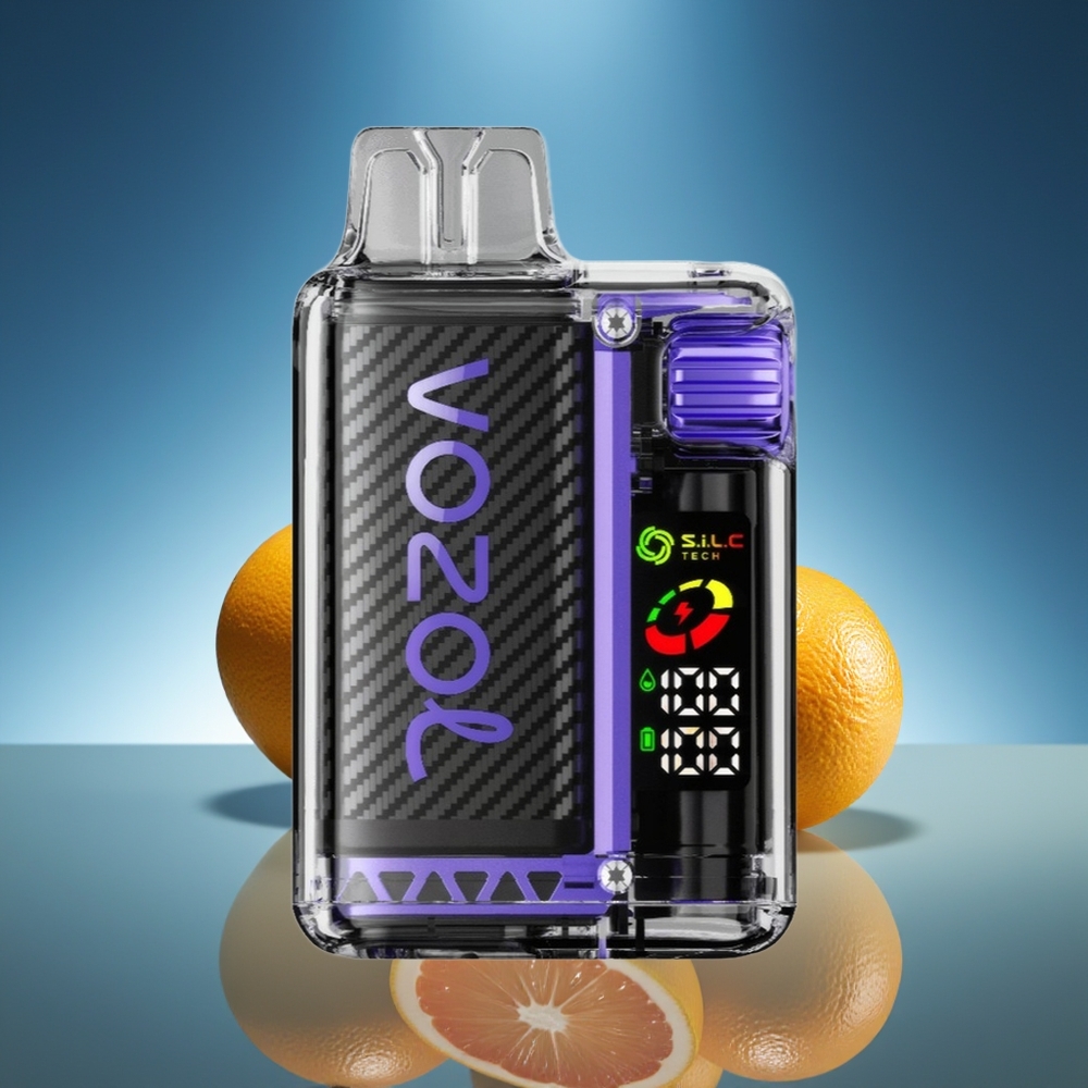 VOZOL Vista 20000 Puffs Vape Desechable Saúco Pomelo Batería Recargable 650mAh Pantalla OLED