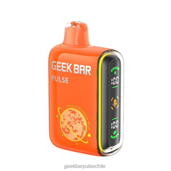 Geek Bar Meloso Chile - Geek Bar Pulse vaporizador desechable 15k 266Z065 explosión del arco iris tropical